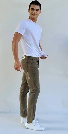 Pantalón Micros para caballero color verde musgo