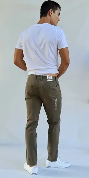 Pantalón Micros para caballero color verde musgo
