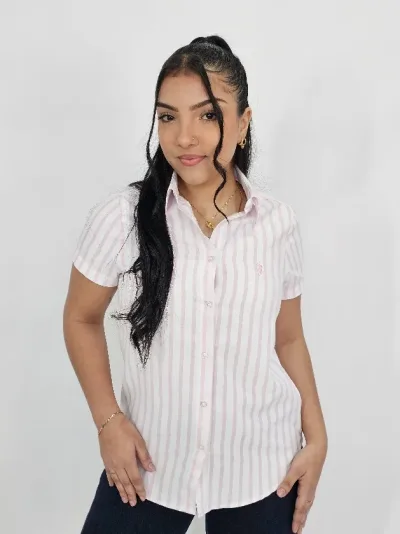 Camisa Cambridge polo para Dama