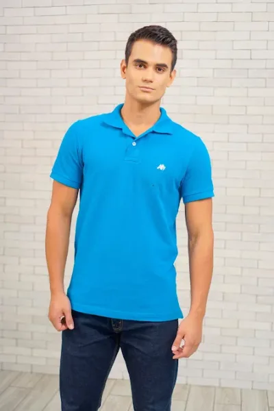 Camiseta Aeropostale para caballero color turquesa