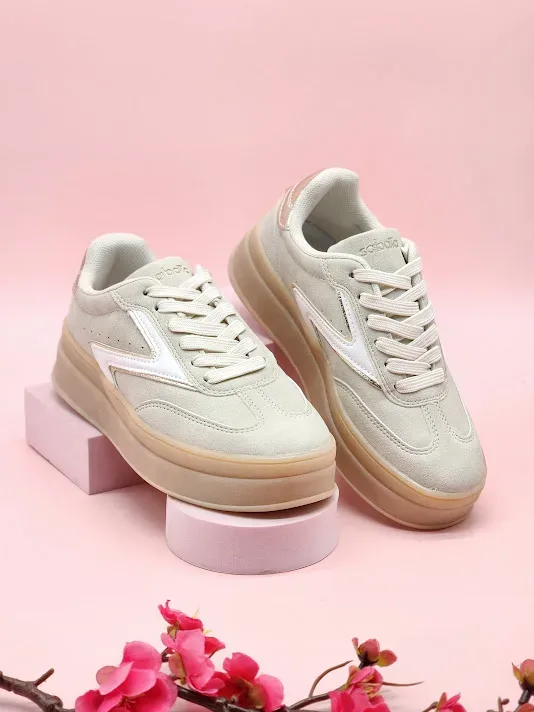 Tennis Sabata para dama 1411203A BEIGE/GOLD