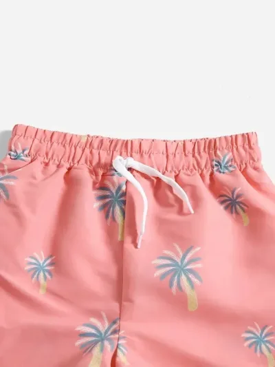 Pantaloneta de playa para niño #COLOR CORAL
