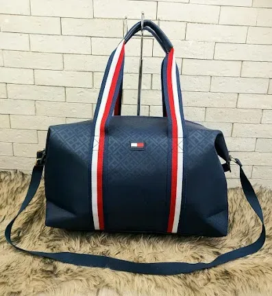 Bolso Tommy Hilfiger para dama color azul, rojo y blanco