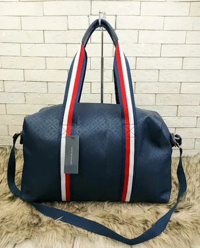 Bolso Tommy Hilfiger para dama color azul, rojo y blanco