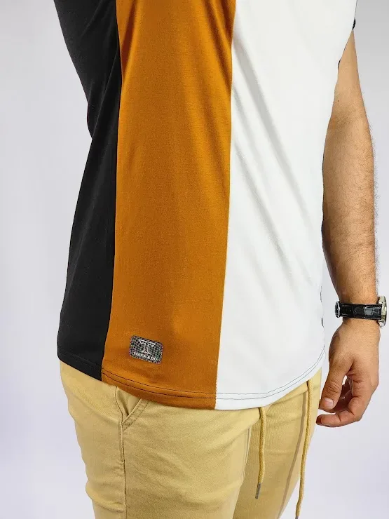 Camiseta de hombre Touch and Go multicolor