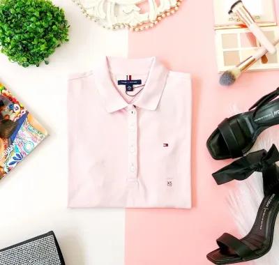 Camiseta Tommy Hilfiger para dama color rosa