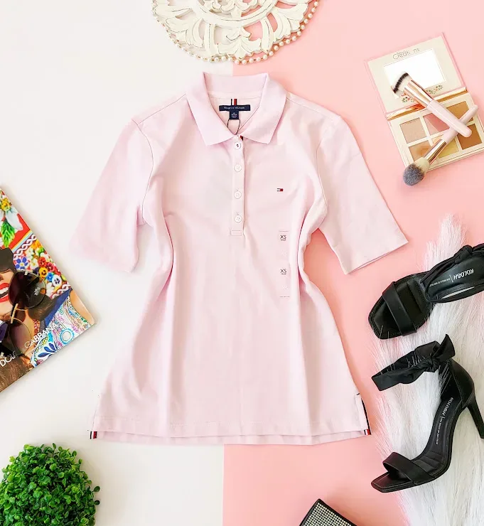 Camiseta Tommy Hilfiger para dama color rosa