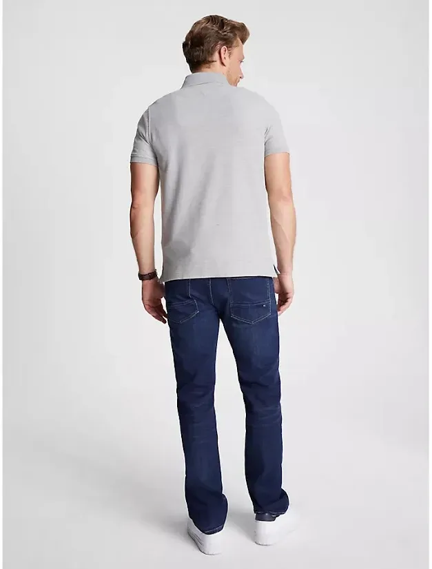 Camiseta Tommy Hilfiger Regular Fit Stretch  para caballero color gris