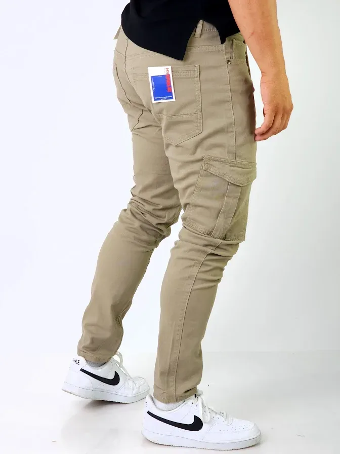 Pantalones cargo Hydrolic para caballero café