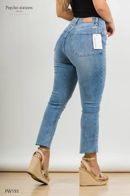 Jeans Psycho Sixteen para dama #PW193 color mezclilla