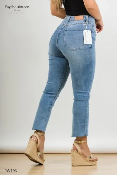 Jeans Psycho Sixteen para dama #PW193 color mezclilla