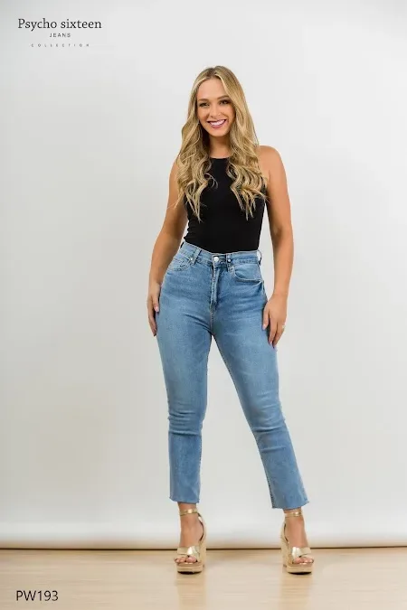 Jeans Psycho Sixteen para dama #PW193 color mezclilla