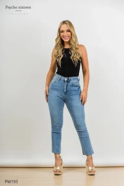Jeans Psycho Sixteen para dama #PW193 color mezclilla