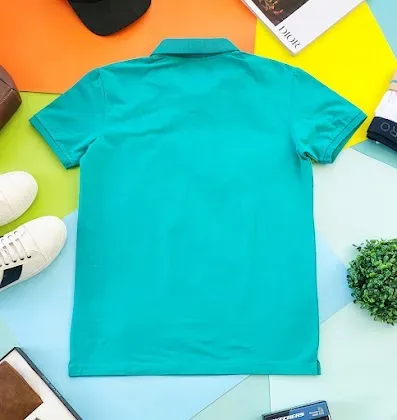 Camiseta Cambridge Polo Club para caballero color turquesa PC-02509
