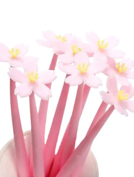 Plumas de gel color rosa