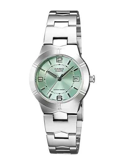 Reloj Casio para dama LTP-1241D-3ADF COLOR PLATEADO