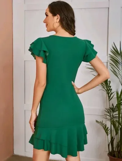 Vestido para dama color verde