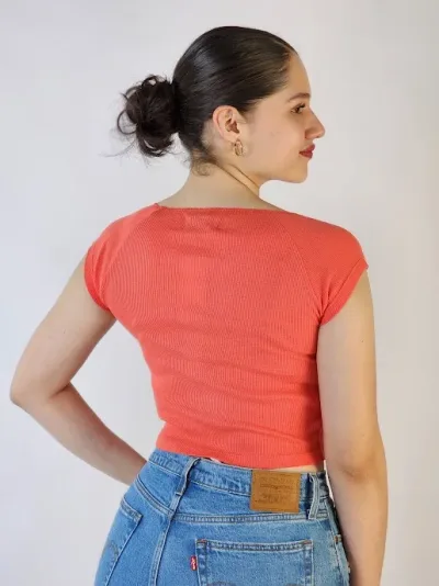Blusa para dama color coral
