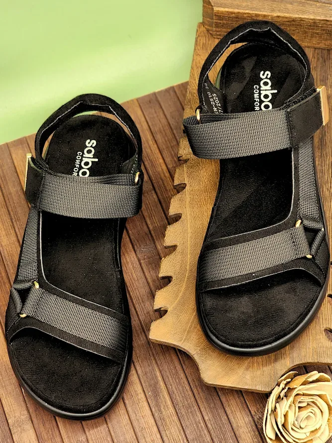 Sandalias sabata para dama loren-2510 black