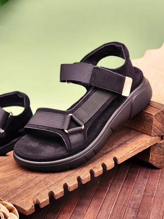 Sandalias sabata para dama loren-2510 black