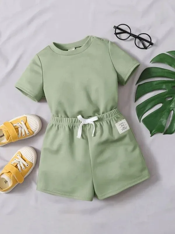 Conjunto para niño color verde