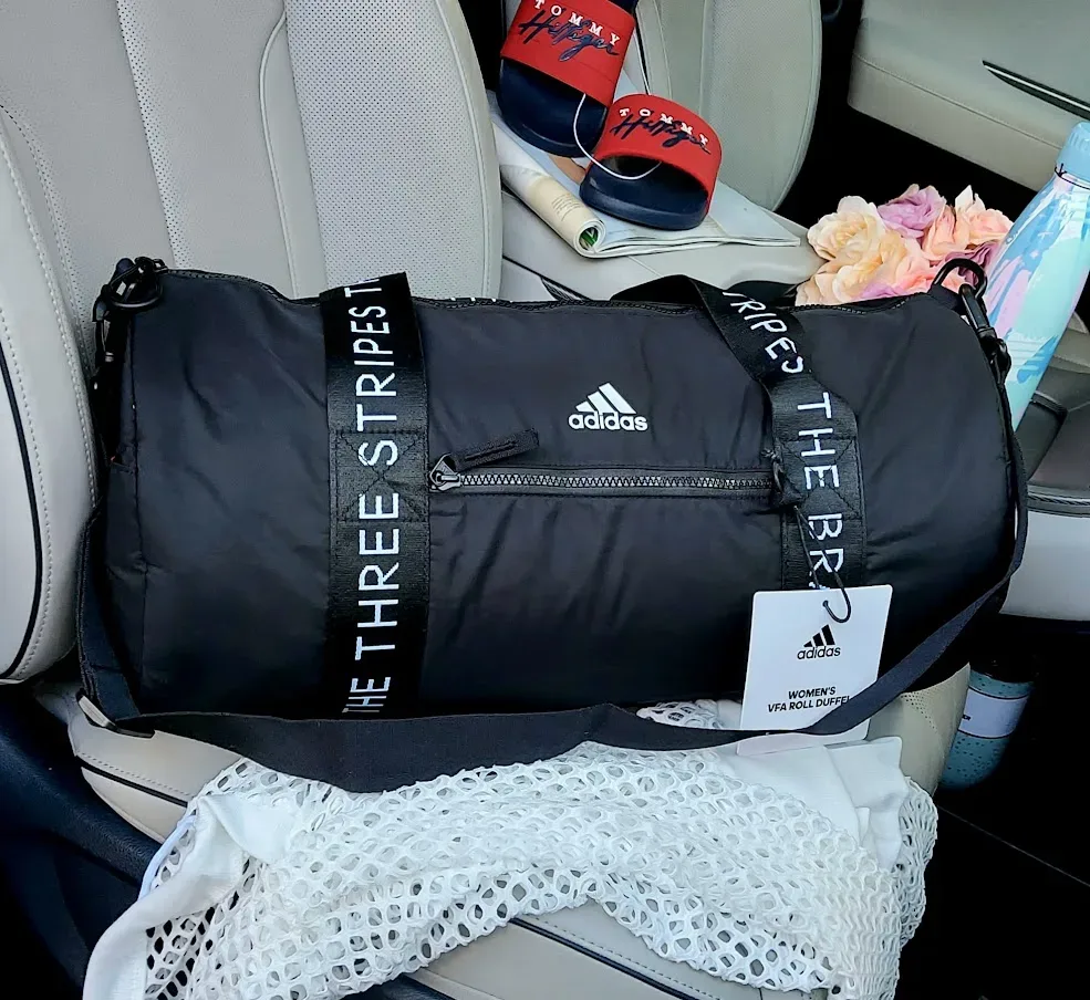 Bolso Adidas para Dama Color Negro y Blanco