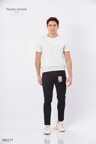 Jeans PSYCHO SIXTEEN para caballero skinny PB5277 color negro
