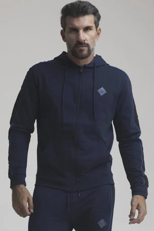 Sudadera Hummer para caballero color azul H222005209