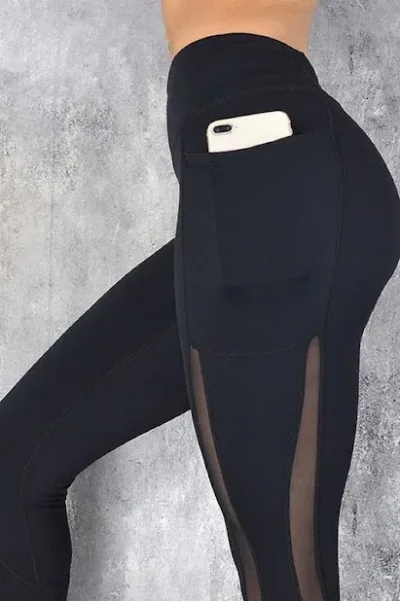 Leggins deportiva para dama color negro