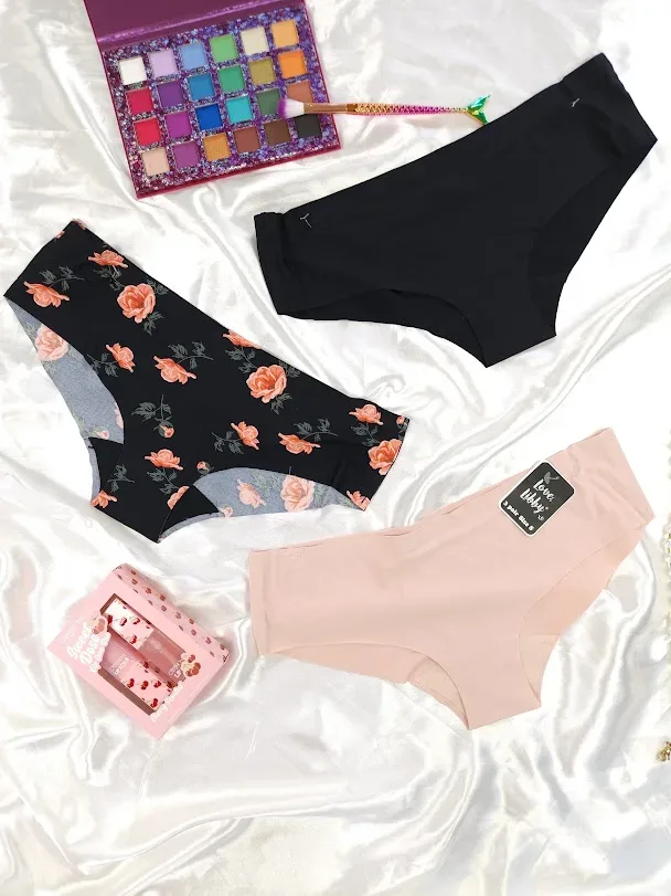 Set de bragas para dama diseño floral