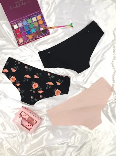Set de bragas para dama diseño floral