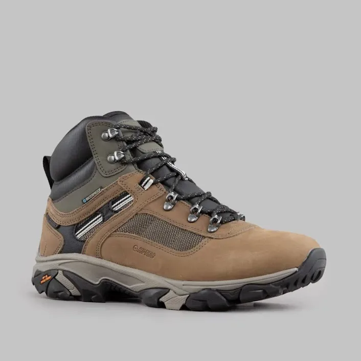 Zapatos HI-TEC RAVUS QUEST LUX MID WP  para caballero color Beige