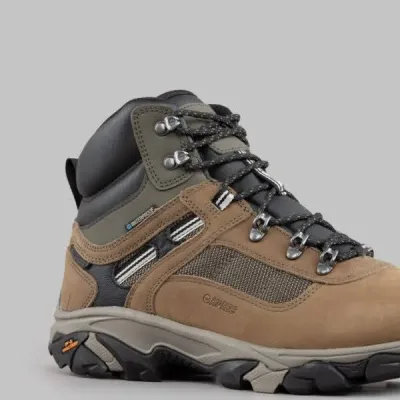 Zapatos HI-TEC RAVUS QUEST LUX MID WP  para caballero color Beige