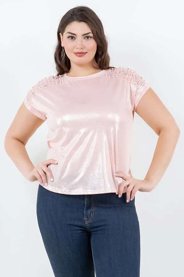 Blusa color coral para Dama