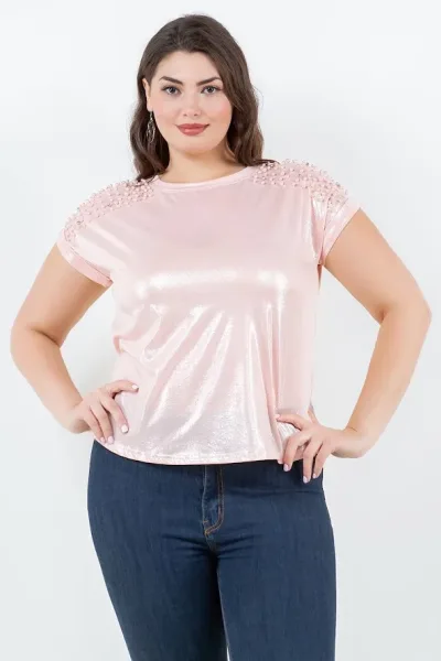 Blusa color coral para Dama