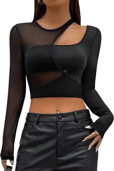 Blusa manga larga para dama