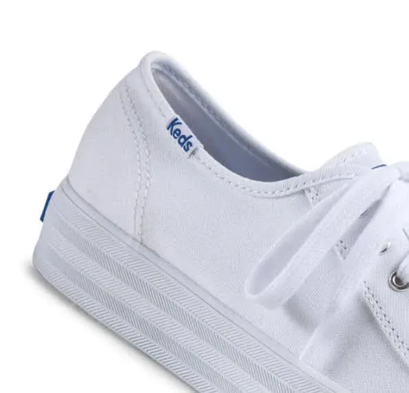 Tenis Keds para dama color blanco TRIPLE KICK LTHR WHITE