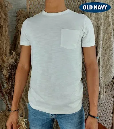 Camiseta Old Navy para caballero color blanco