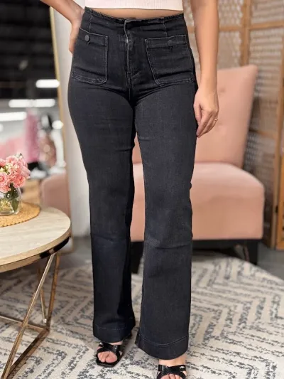 Jeans Psycho Sixteen para dama PW1207 COLOR GRIS OSCURO
