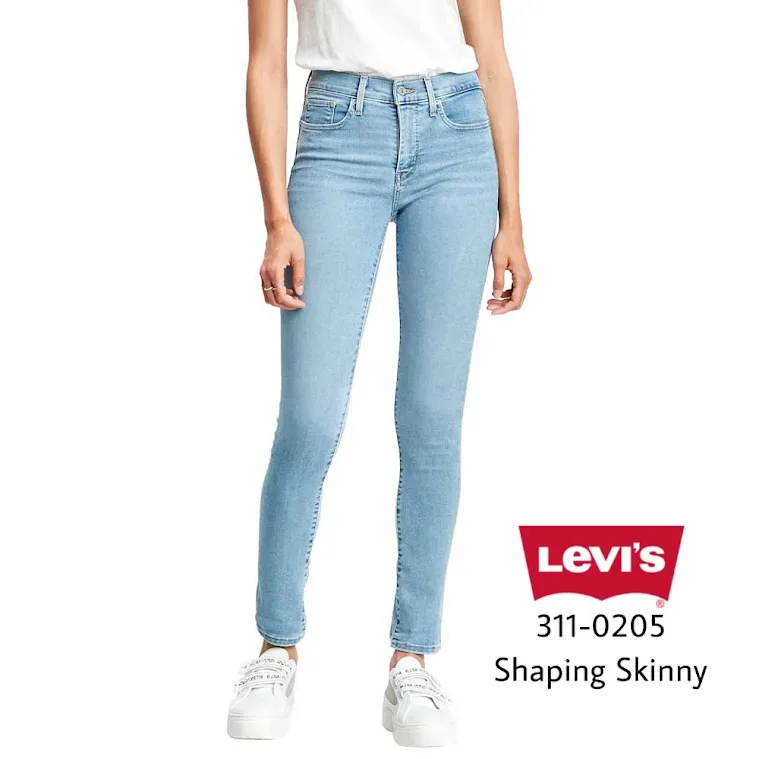Jeans para dama Levi´s 311-0205 Shaping Skinny color celeste