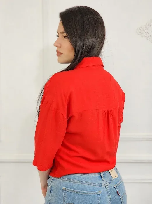 Blusa para dama color rojo