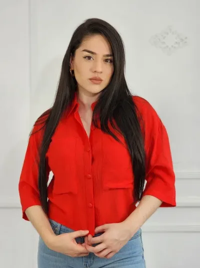 Blusa para dama color rojo