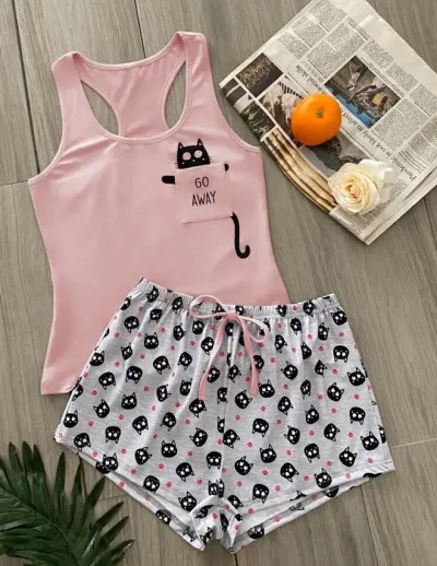 Pijama para dama multicolor