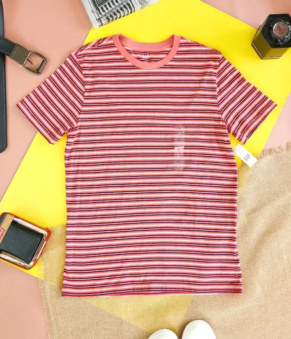 Camiseta GAP para caballero a rayas