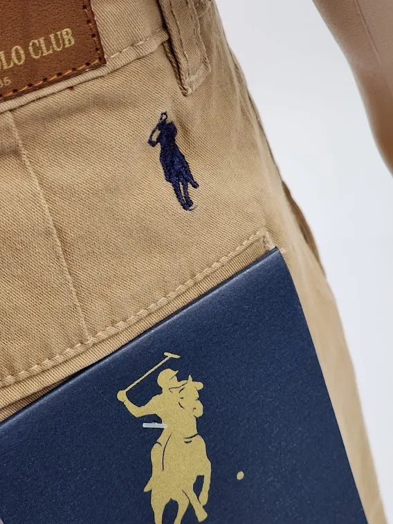 Short Cambridge Polo Club para niño color beige