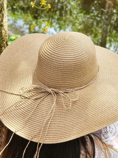 Sombrero para dama color café claro