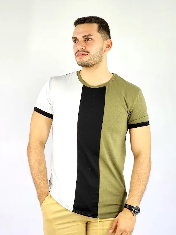 Camiseta de hombre Touch and Go multicolor
