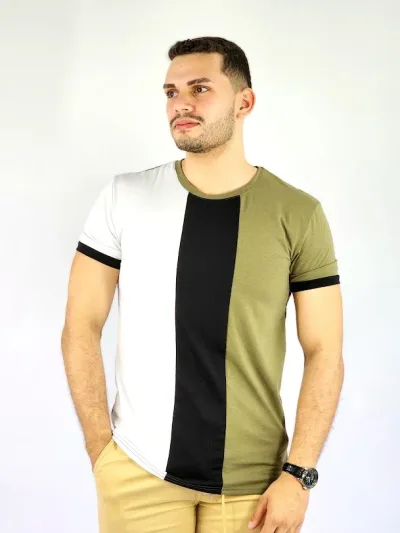 Camiseta de hombre Touch and Go multicolor