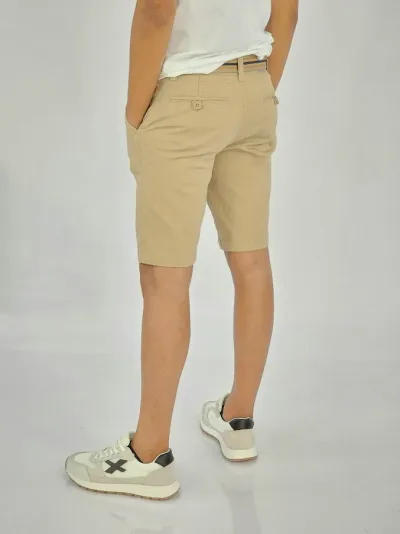 Short Cambridge Polo Club para muchachos color beige