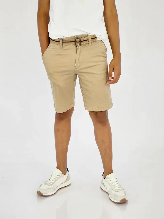 Short Cambridge Polo Club para muchachos color beige